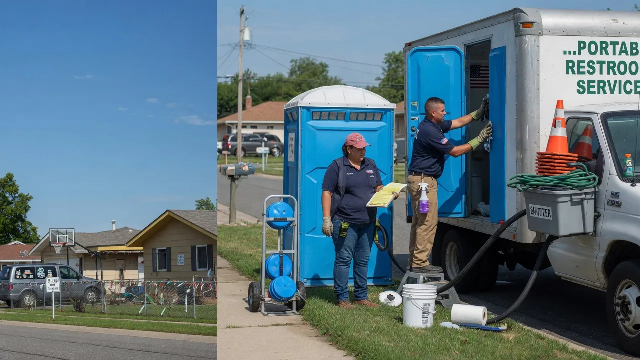 Portable Toilet Rental in Oskaloosa, KS near me